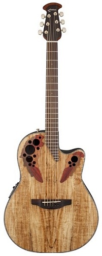 Ovation CE44P-SM Celebrity Elite Plus Mid Cutaway Natural Spalted Maple
 