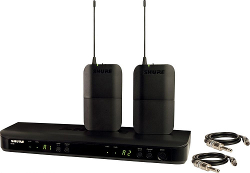 SHURE BLX188E M17 Двухканальная радиосистема с двумя поясными передатчиками BLX1