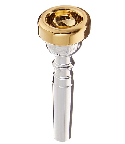 Vincent Bach 35110HCGR Мундштук для трубы, размер 10.5C, серебро/золото