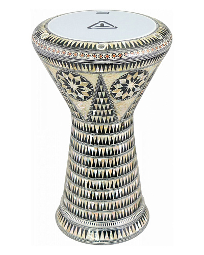 TYCOON TPS-A13 "Sand Blossom" Дарбука сомбати Pro, 9', алюминий, орнамент