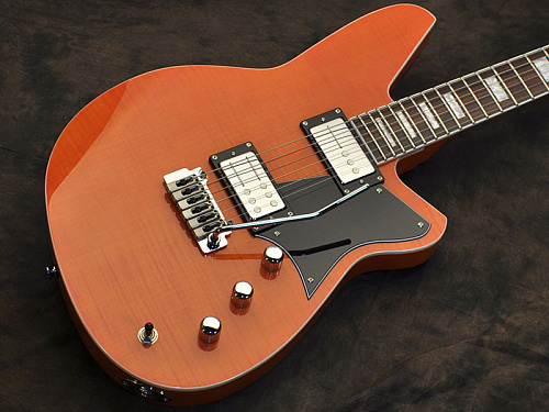 REVEREND BAYONET RA90 Orange Flame Maple Электрогитара
