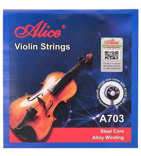 Alice A703 Комплект струн для скрипки, никель