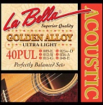 :La Bella 40PUL Golden Alloy     , , Ultra Light, 9-48