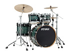 Фото:Tama MBS42S-MSL Starclassic Performer Ударная установка из 4-х барабанов, цвет синий металлик бёрст