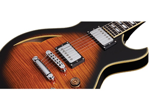 Schecter SOLO-6 CUSTOM E/A Гитара полуакустическая