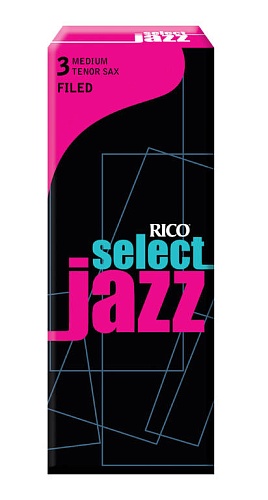 Rico RSF05TSX3M Select Jazz Трости для саксофона тенор, размер 3, средние (Medium), 5шт