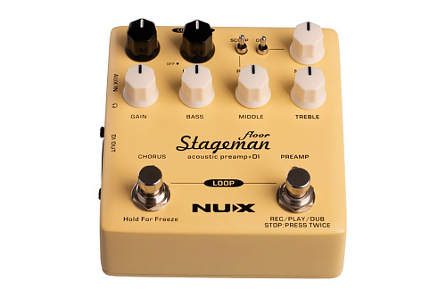 Nux NAP-5 Stageman Floor Предусилитель для акустической гитары