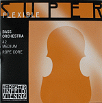 Фото:Thomastik INFELD Spirocore Spiral core Chrome wound S42 Струны для контрабаса 4/4 (оркестровые)