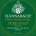 Фото:Hannabach 825LT Green PURE GOLD Комплект струн для классической гитары нейлон/позолоченные