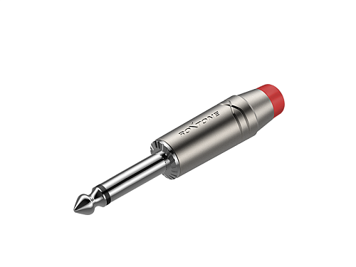 Roxtone RJ2PP-RD-NN Разъем jack 1/4" моно, серебро