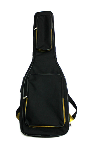 MEZZO MZ-ChGB-3b/g Чехол для бас-гитары, черный/золото