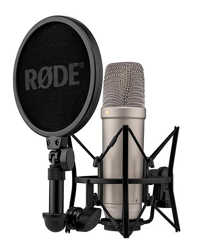 RODE NT1 5th Generation Silver Студийный кардиоидный микрофон, цвет серебристый