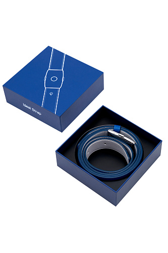 Lava BLUE Ремень для укулеле кожаный, цвет синий