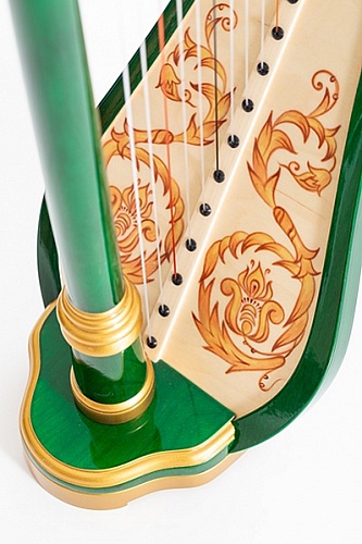 Resonance Harps MLH0025 Iris Арфа 21 струнная (A4-G1), цвет зеленый глянцевый