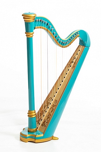 Resonance Harps MLH0016 Capris Арфа 21 струнная (A4-G1), цвет бирюзовый глянцевый