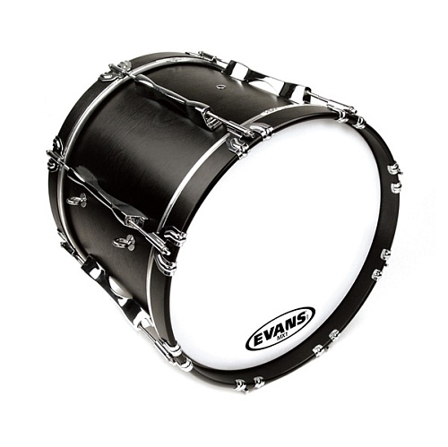 Evans BD24MX1W White Пластик для маршевого бас-барабана 24"