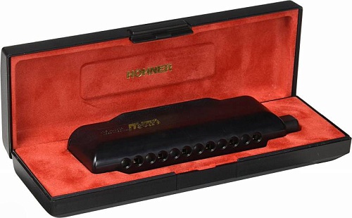 Hohner CX 12 Black 7545/48 B (M754512) Губная гармошка. Доступ к бесплатным урокам