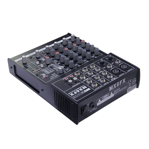 Invotone MX6FX Микшерный пульт 2 микрофонных входа XLR