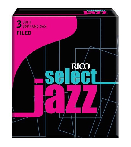 Rico RSF10SSX3S Select Jazz Трости для саксофона сопрано, 10 шт