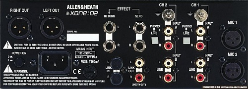 Allen&Heath XONE:02 DJ -, 2 , 2    phono