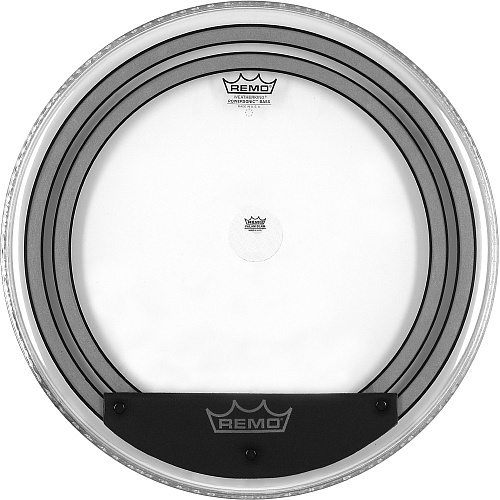 REMO PW-1324-00 BASS, POWERSONIC, CLEAR, 24'' 