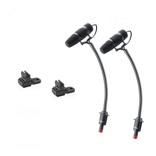 DPA 4099-DC-1-101-A Конденсаторный инструментальный микрофон для аккордеона с креплением, стерео пара