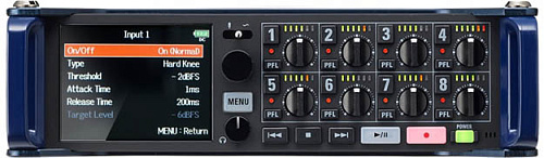 Zoom F8n Внестудийный портативный 10-трековый рекордер со встроенным микшером