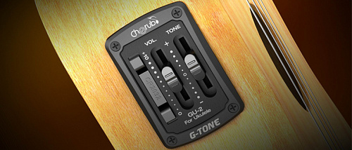 Cherub GU-2 Эквалайзер для укулеле, врезной, однополосный