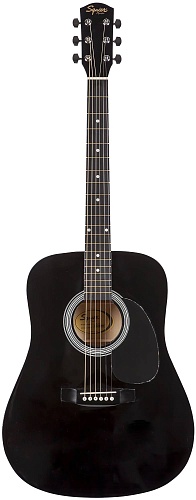 FENDER SQUIER SA-105 BLACK Акустическая гитара