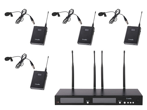 LAudio RWS-4BLV Беспроводная микрофонная система, 4 петличных микрофона