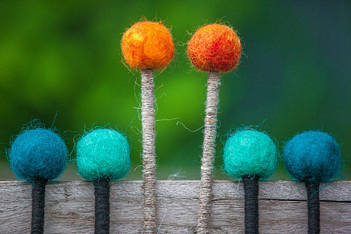 Kosmosky felt.stick Палочка для глюкофона, войлок