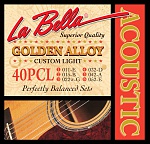 Фото:La Bella 40PCL Комплект струн для акустической гитары 11-52