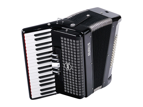 Aurus JH2011-BLACK Аккордеон 34/60/5, черный, с футляром