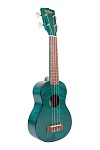 :KALA KA-SEMB Kala Soprano Exotic Mahogany Blue Ukulele  