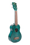 :KALA KA-SEMB Kala Soprano Exotic Mahogany Blue Ukulele  