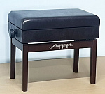 Фото:Мозеръ BPM-50/BN Банкетка для пианино или рояля деревянная, коричневая