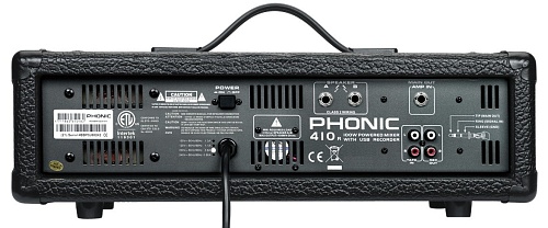 Phonic POWERPOD 410R Активный 4-х канальный микшерный пульт