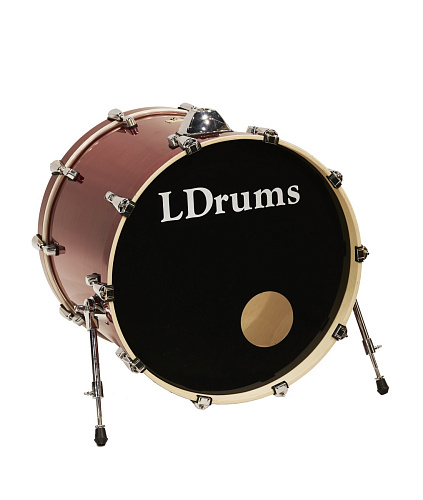 LDrums 5001012-2016 Бас-барабан 20" x 16", красный