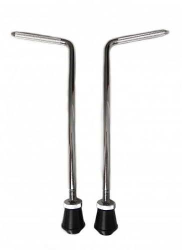 LDrums BDS013-095290CR Ножки бас-барабана, 9.5х290 мм, сталь, 2 шт