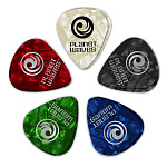 Фото:Planet Waves 1CAP6-10  Celluloid Heavy Медиаторы разноцветные толстые, целлулоид, 10шт