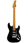 Фото:G&L Tribute Legacy Black MP Poplar Электрогитара, цвет черный
