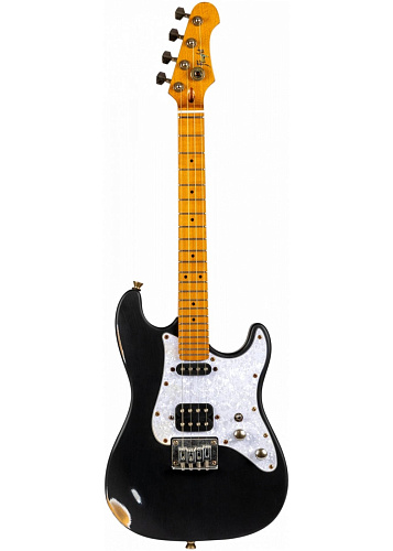 Flight Pathfinder Tenor BK Relic Электроукулеле, стратокастер, тенор, чехол