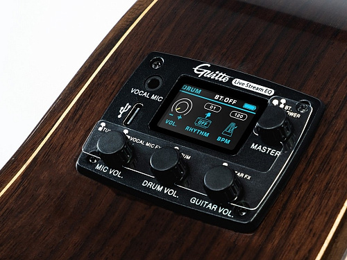 Guitto GGP-05 Звукосниматель для акустической гитары, с вибродинамиком