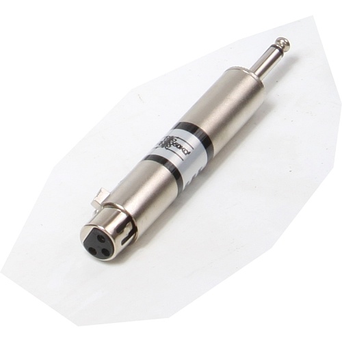 Invotone J123F Переходник 3P XLR (мама), 6.35мм моно джек (папа)