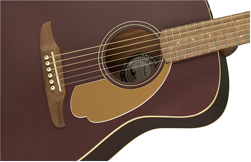 Fender Malibu Plyr Burgundy Satin WN Электроакустическая гитара