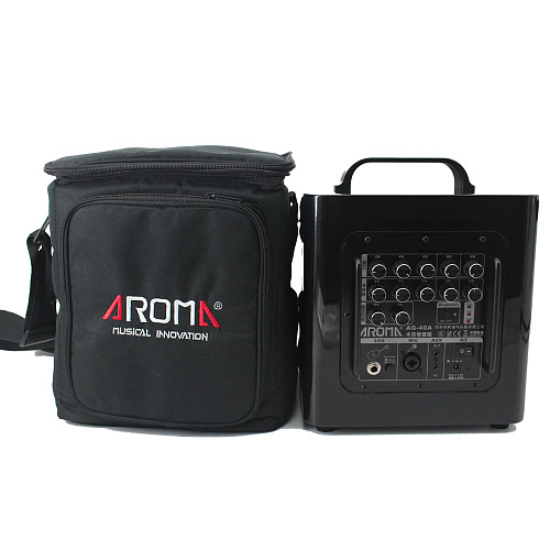 Aroma AG-40A Портативный комбоусилитель для акустической гитары