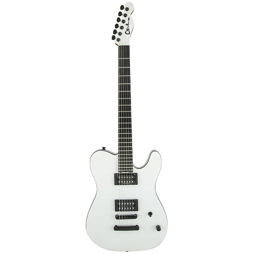 Charvel PM SD2 HH JOE D STN WHT Электрогитара именная Joe Duplantier