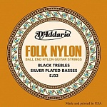 Фото:D'Addario EJ32C Folk Nylon Комплект струн для классической/акустической гитары, нейлон