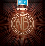 Фото:D'Addario NB1047-12 Nickel Bronze Комплект струн для 12-струнной акустической гитары, Light, 10-47