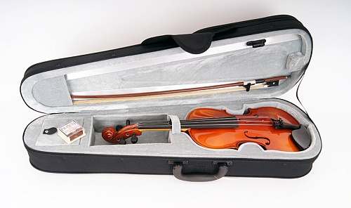 B16-1/2 Скрипка в футляре со смычком Strunal